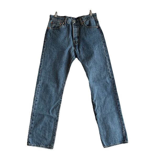 Levi's Other - Levis 501 Jeans Mens 30x30 Blue Denim Pants Faded Washout Classic Buttonfly